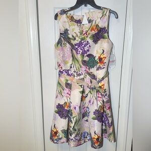 NWT Danny & Nicole Floral Fit and Flare Dress